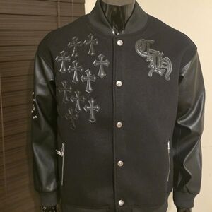 Men's Black Chrome Hearts Jacket